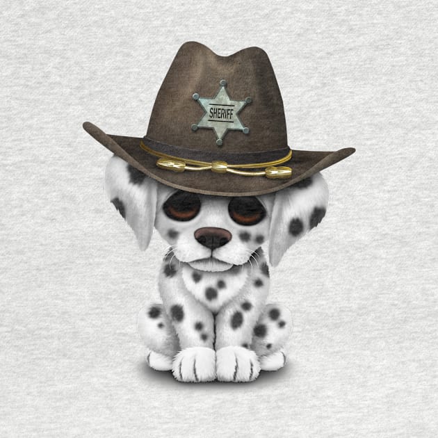 Cute Dalmatian Puppy Sheriff by jeffbartels